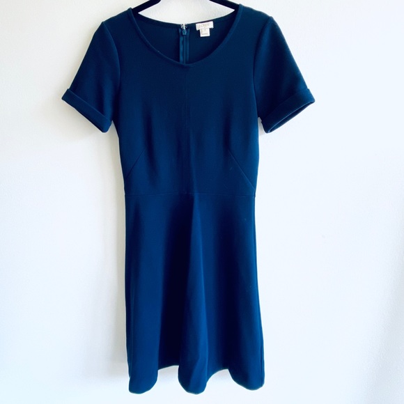 J. Crew knee-length navy dress - Picture 1 of 2